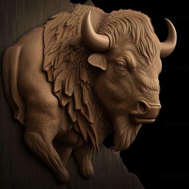 3D model Bison (STL)